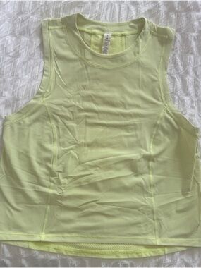 Lululemon Neon Yellow Workout Tank